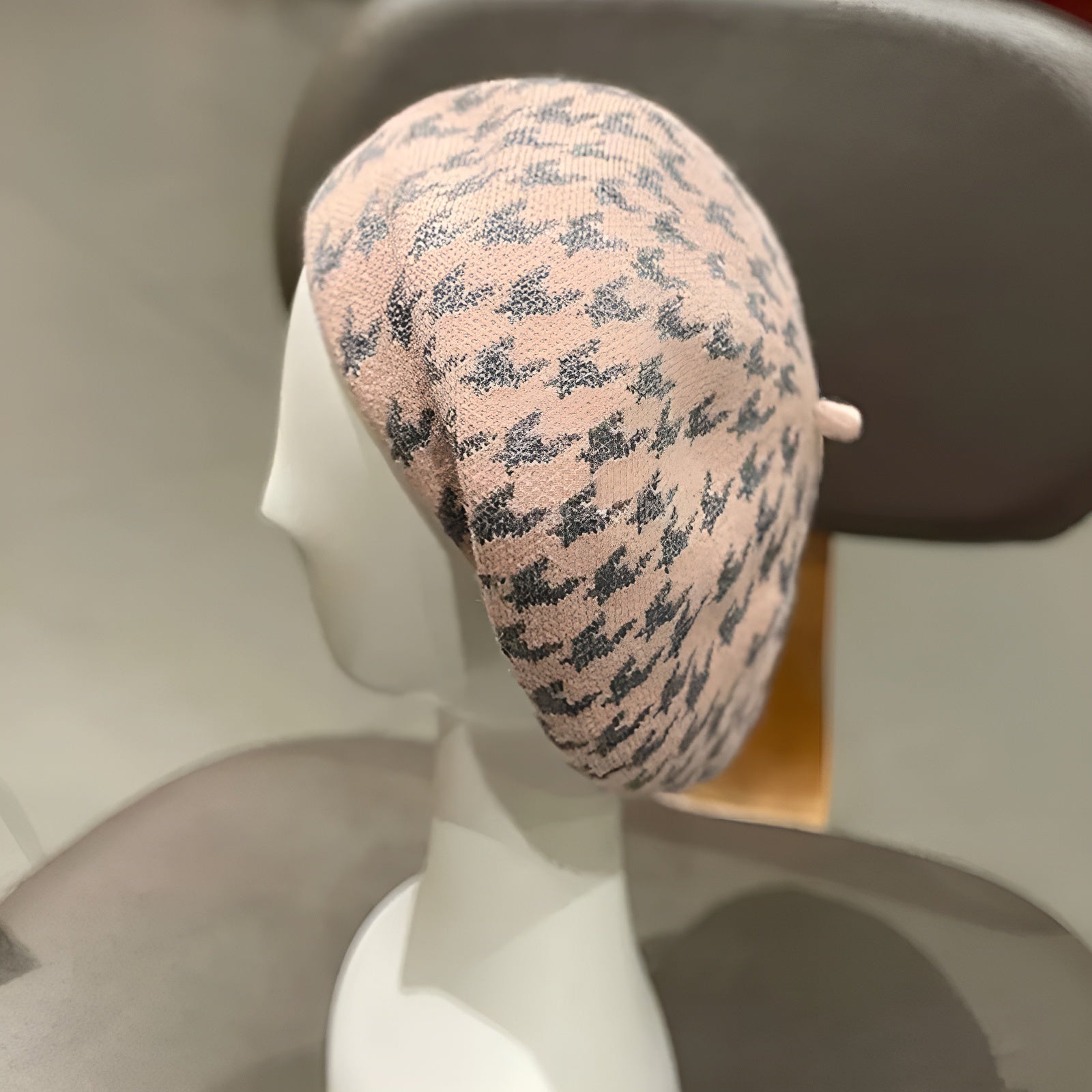 Alpaca Plaid Wool Beret Sophisticated Comfort for Women - Alpaca House