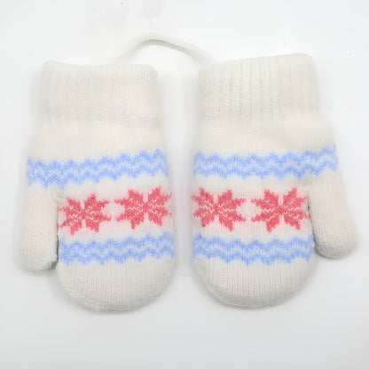 Alpaca Wool Kids’ Gloves Thick, Soft, and Winter - Warm with Anti - Loss Halter Design - Alpaca House