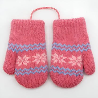 Alpaca Wool Kids’ Gloves Thick, Soft, and Winter - Warm with Anti - Loss Halter Design - Alpaca House