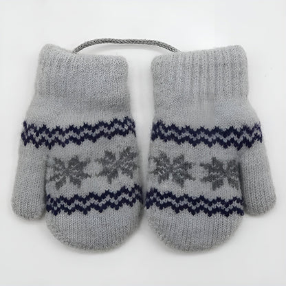 Alpaca Wool Kids’ Gloves Thick, Soft, and Winter - Warm with Anti - Loss Halter Design - Alpaca House