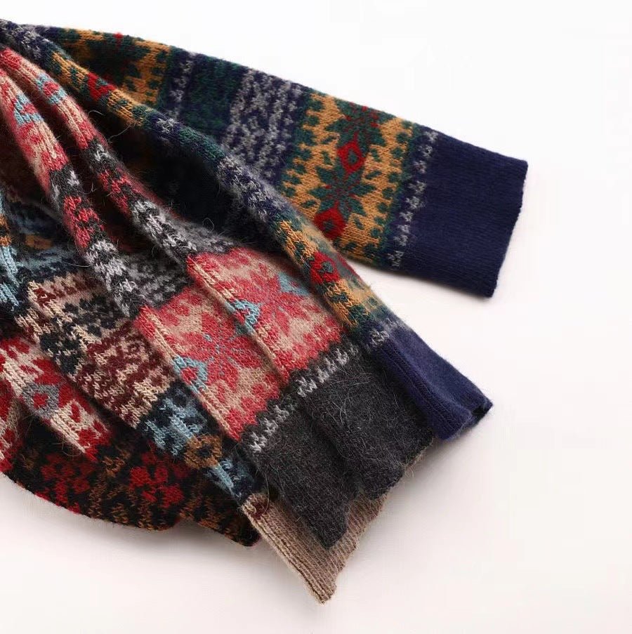 Autumn And Winter Angora Wool Knee Socks Women - Alpaca House