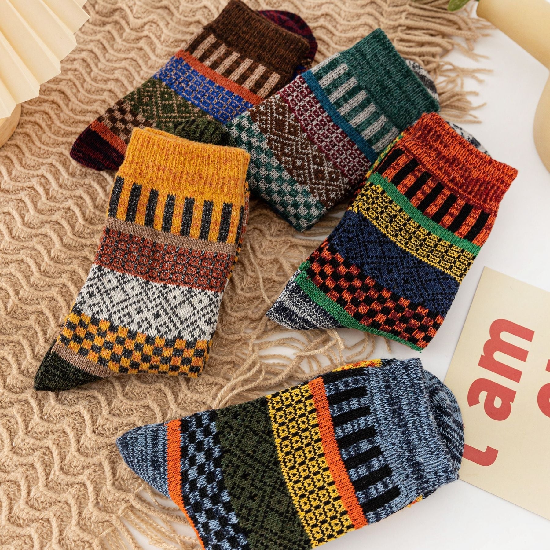 Autumn And Winter Thickening Wool Socks Men And Women - Alpaca House