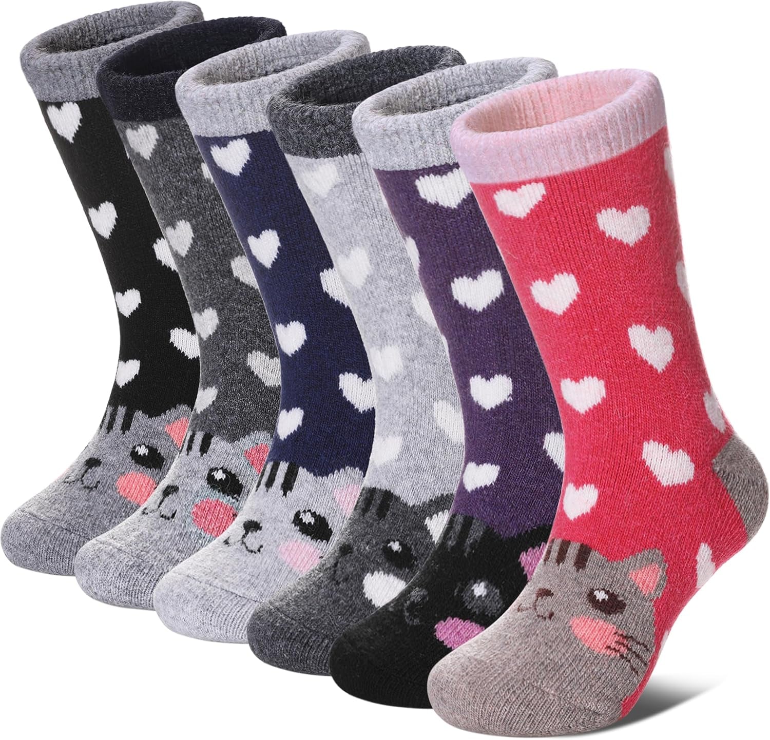 Merino Kids Socks – Cats Design