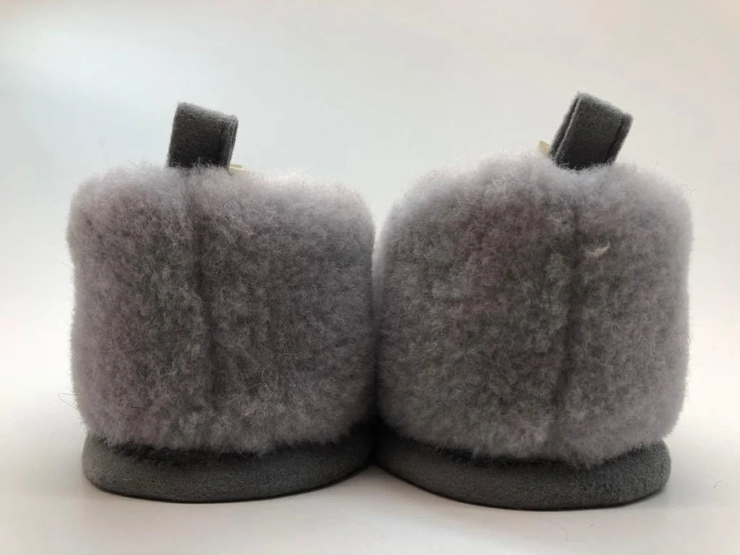 Merino Wool Slippers – Grey