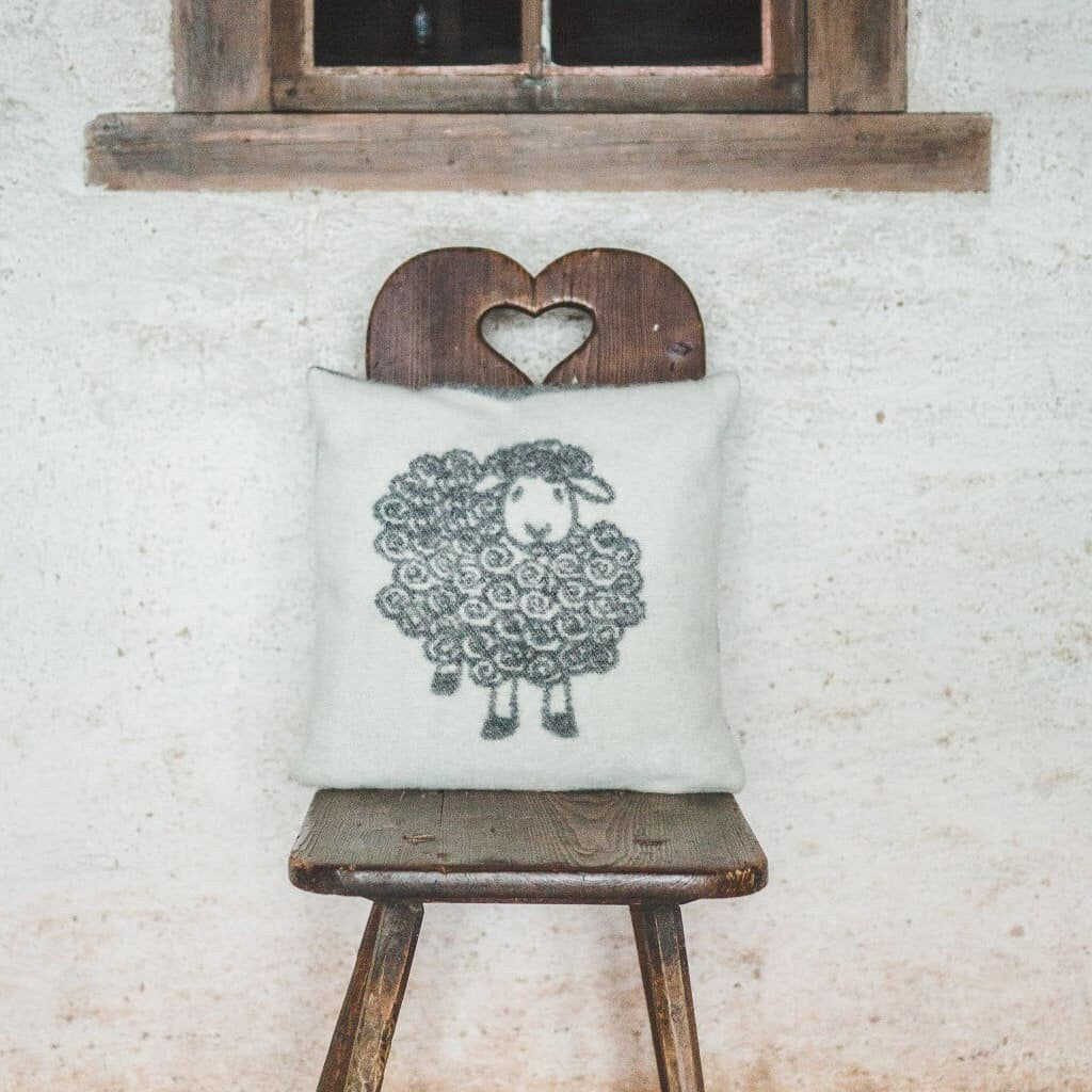 Merino Pillow Cover – Clean, Double-Sided