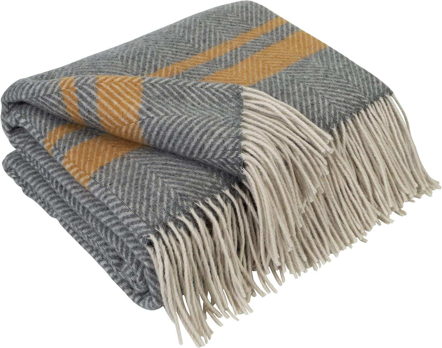 Merino Throw Blanket - Gradient Square