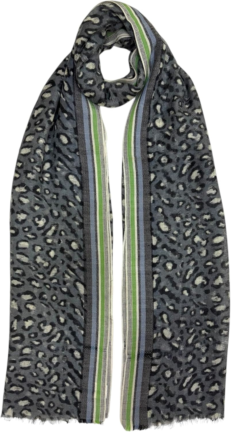 Merino Scarf - Animal Print