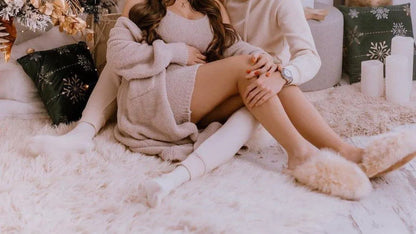 Alpaca Slippers – Champagne