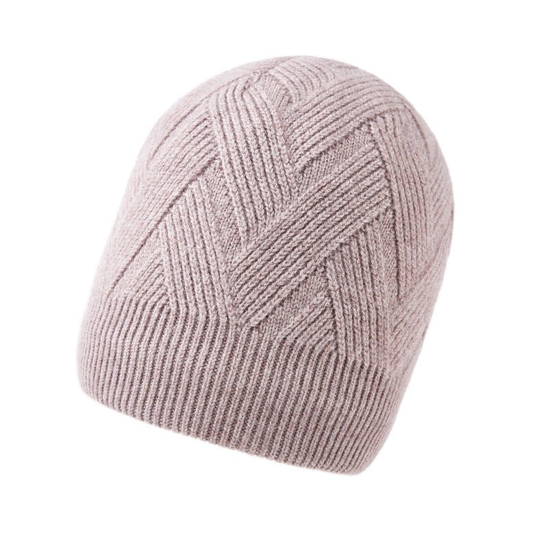 Basic Men's Outdoor Fleece Warm Knitted Hat - Alpaca House
