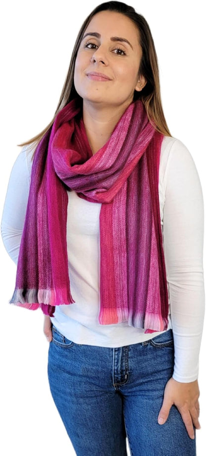 Alpaca Wool Scarf – Ecuadorian Handwoven