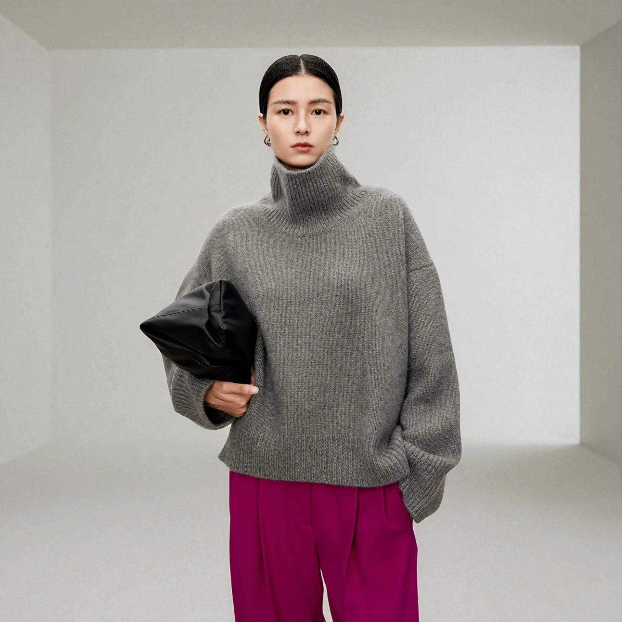 Merino Wool Sweater – Loose Design