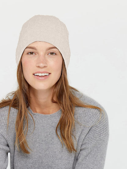 Pure Cashmere Hat – Cuffed Beanie 