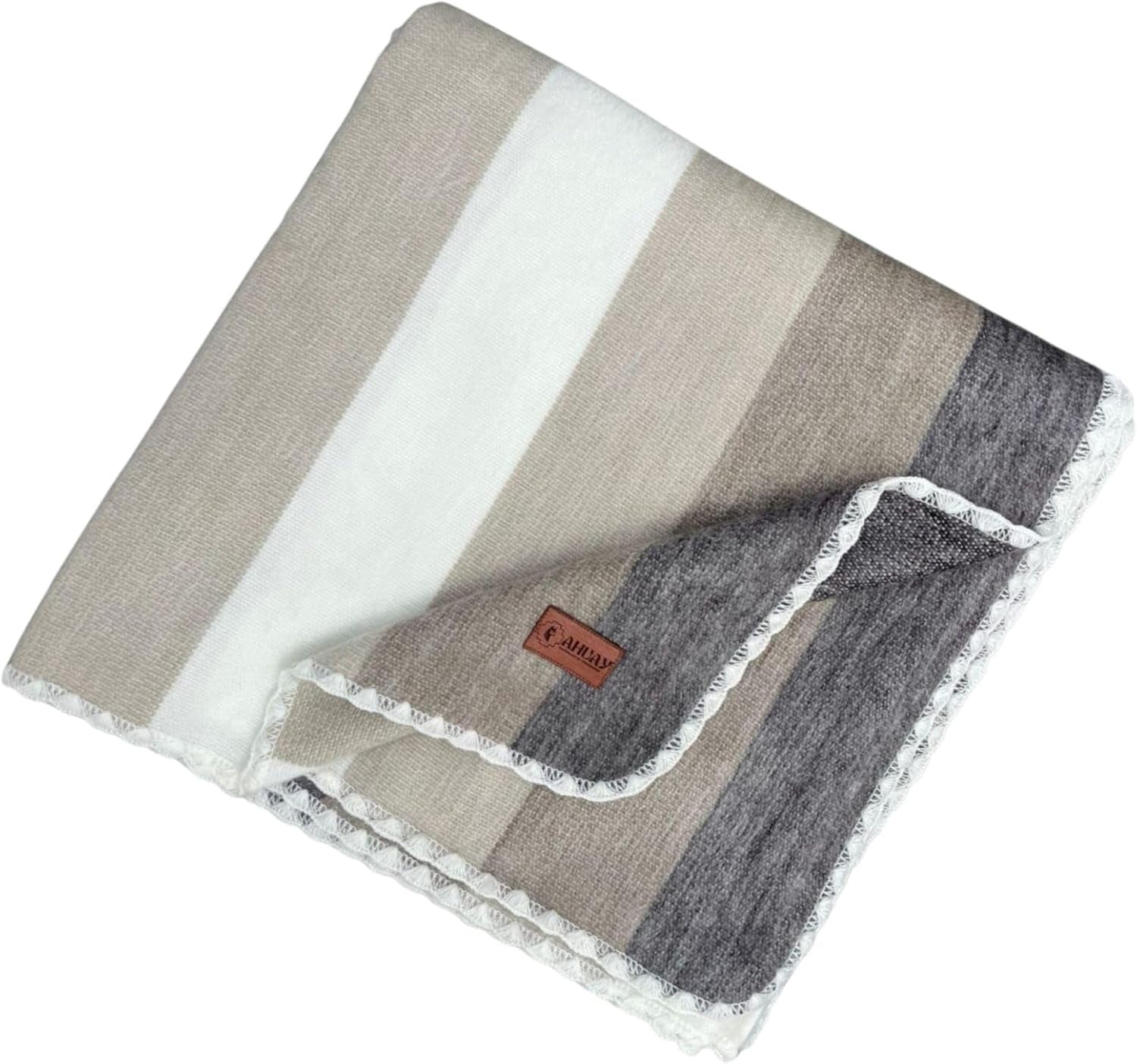 Alpaca Wool Throw Blanket – Soft & Durable
