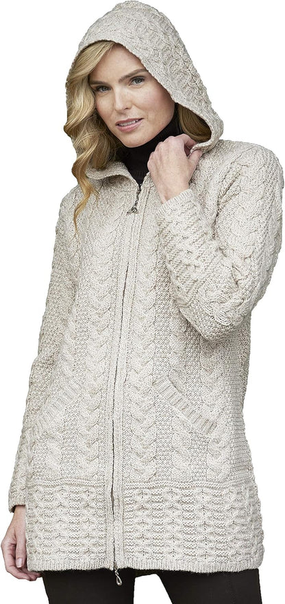 Merino Knitted Jacket – Textured Merino Warmth