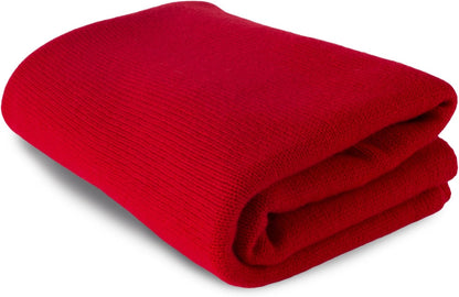 Luxurious Cashmere Sofa Throw – Light Gray