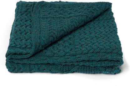 Merino Wool Throw Blanket - Patchwork 