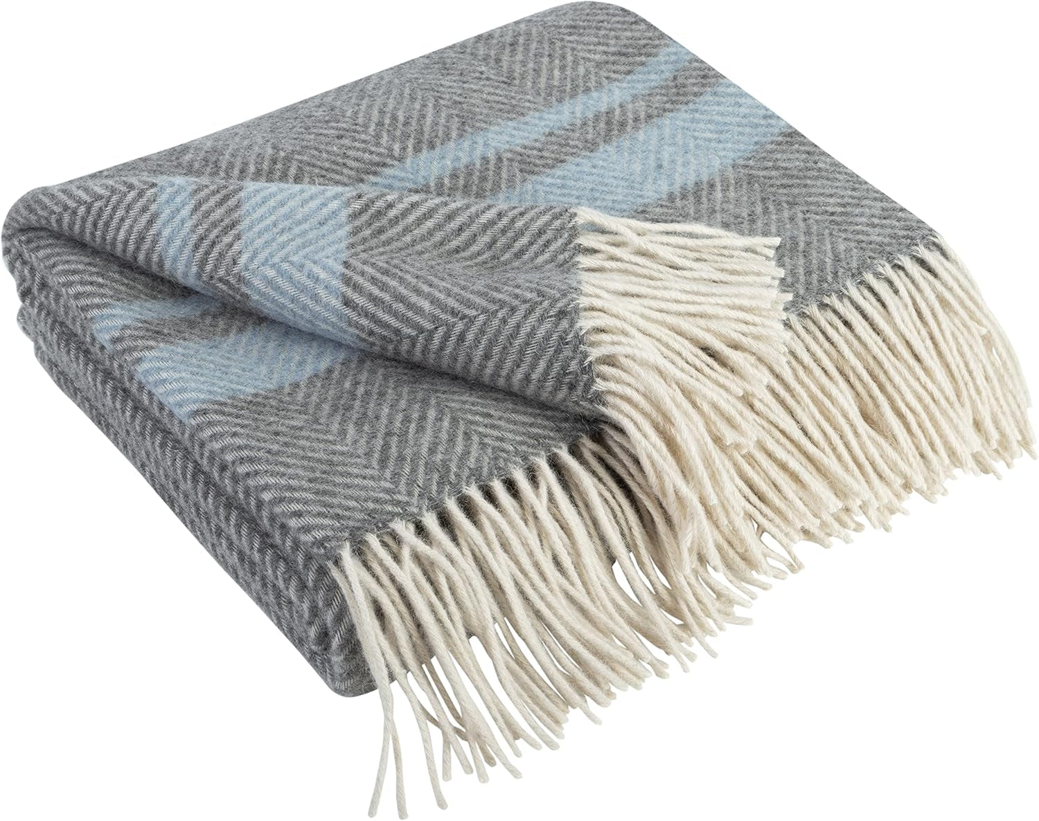 Merino Throw Blanket - Gradient Square