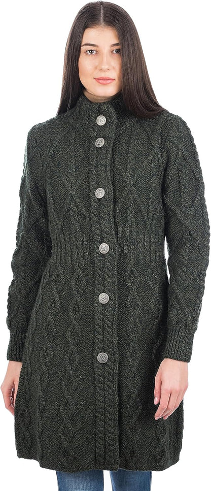 Merino Knitted Jacket –Textured Knit