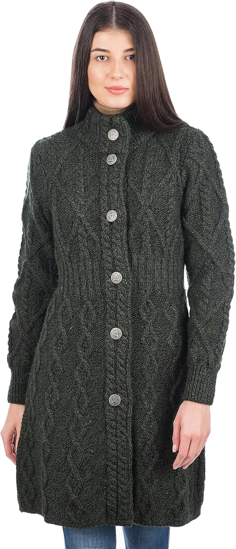 Merino Knitted Jacket –Textured Knit