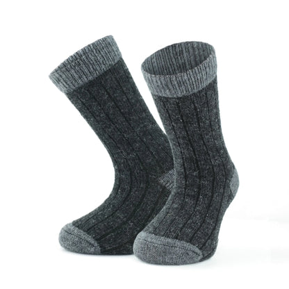 Alpaca Wool Socks for Kids | Brown Wool Socks for Toddlers