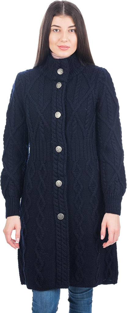 Merino Knitted Jacket –Textured Knit