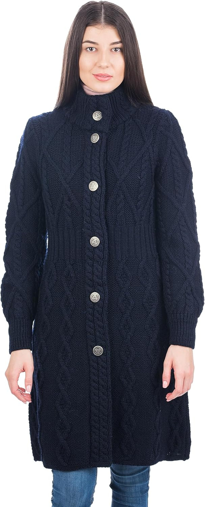 Merino Knitted Jacket –Textured Knit