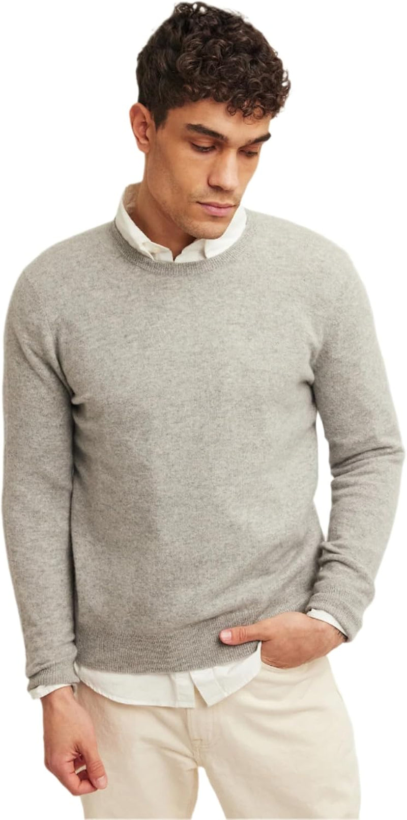 Men's Cashmere Sweater – Relaxed Style