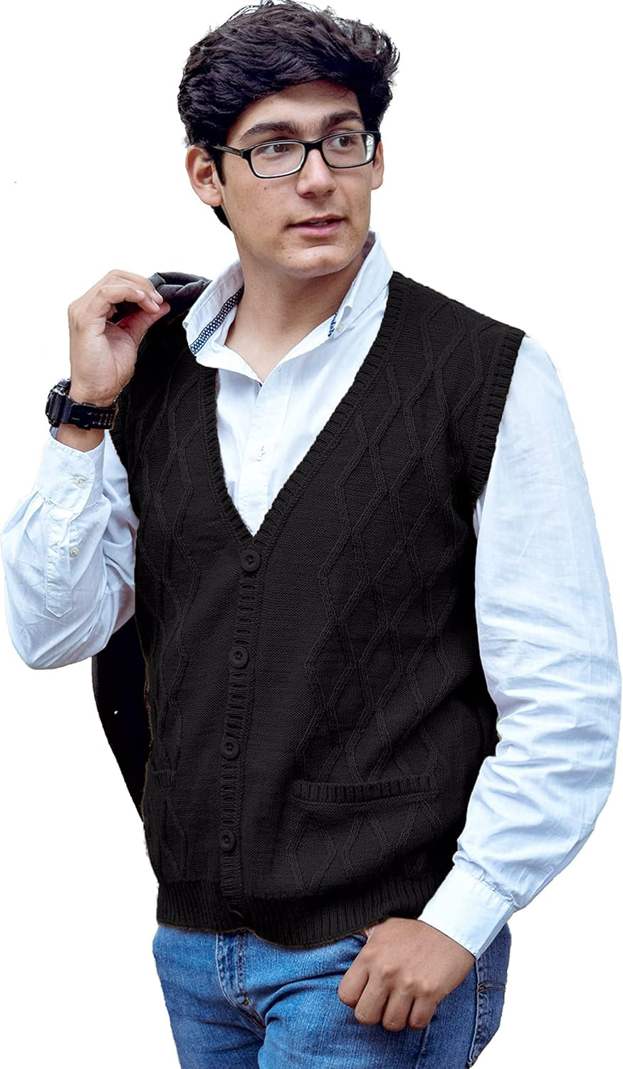 Alpaca Vest – Island Pattern