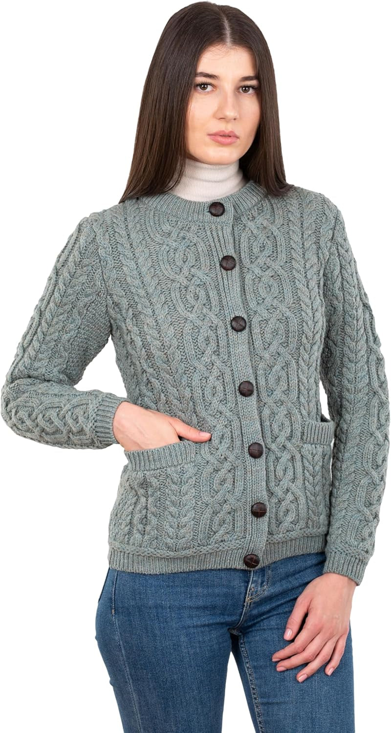 Merino Wool Jacket – Soft Knit with Pockets