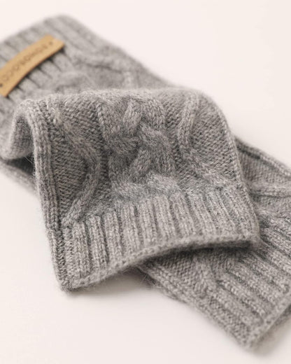 Cashmere Fingerless Gloves – Warm & Soft