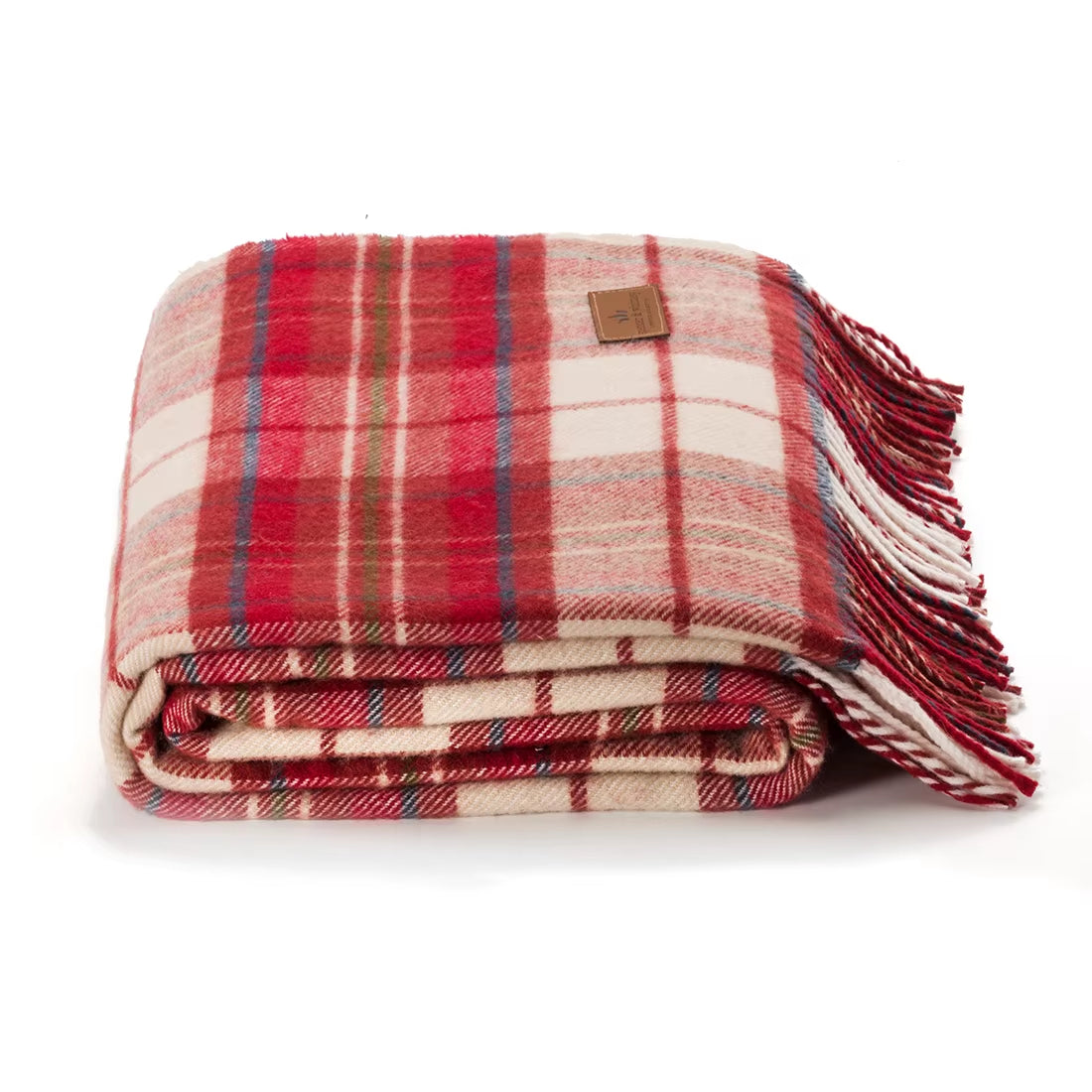 Alpaca Check Throw – King Size Warmth