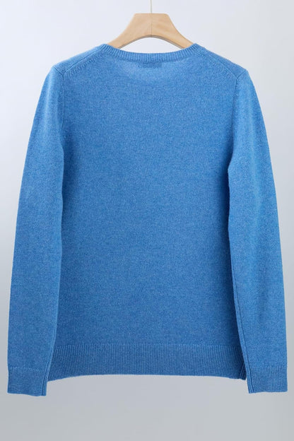 Cashmere Sweater – Ocean Heather
