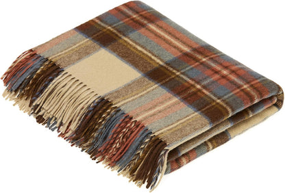 Merino Throw Blanket - Beige Gray