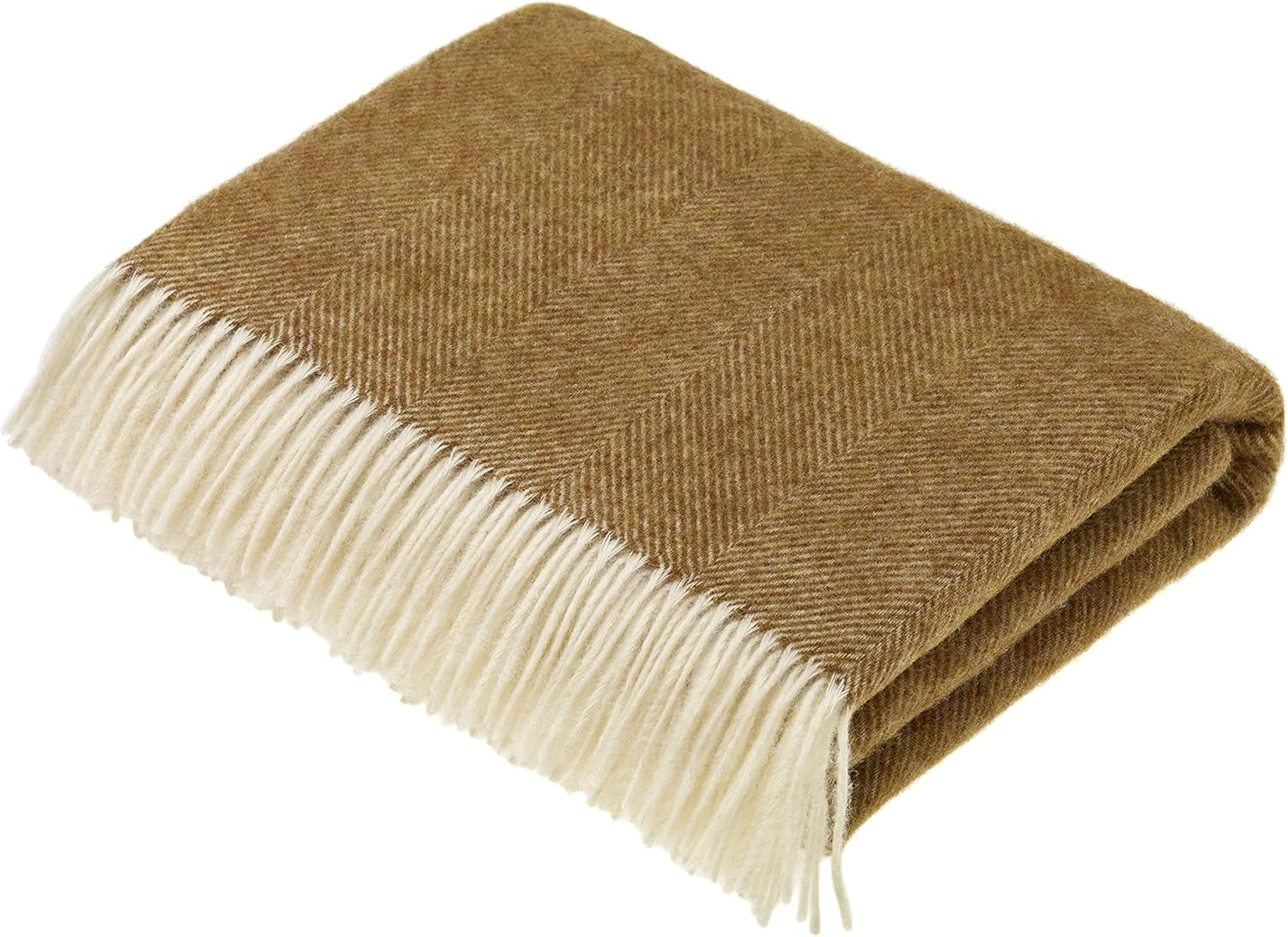 Merino Throw Blanket - Beige Gray