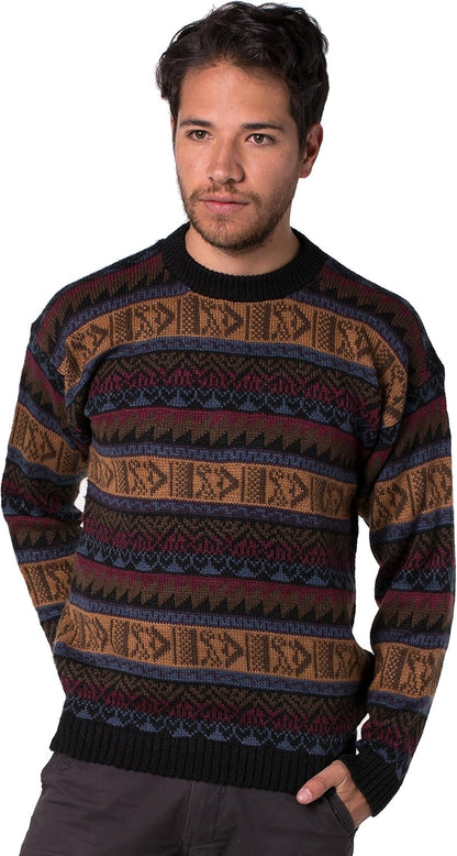 Alpaca Sweater – Geometric Style