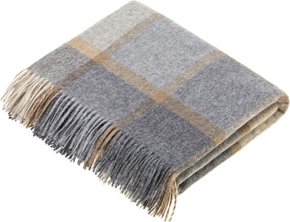 Merino Throw Blanket - Beige Gray