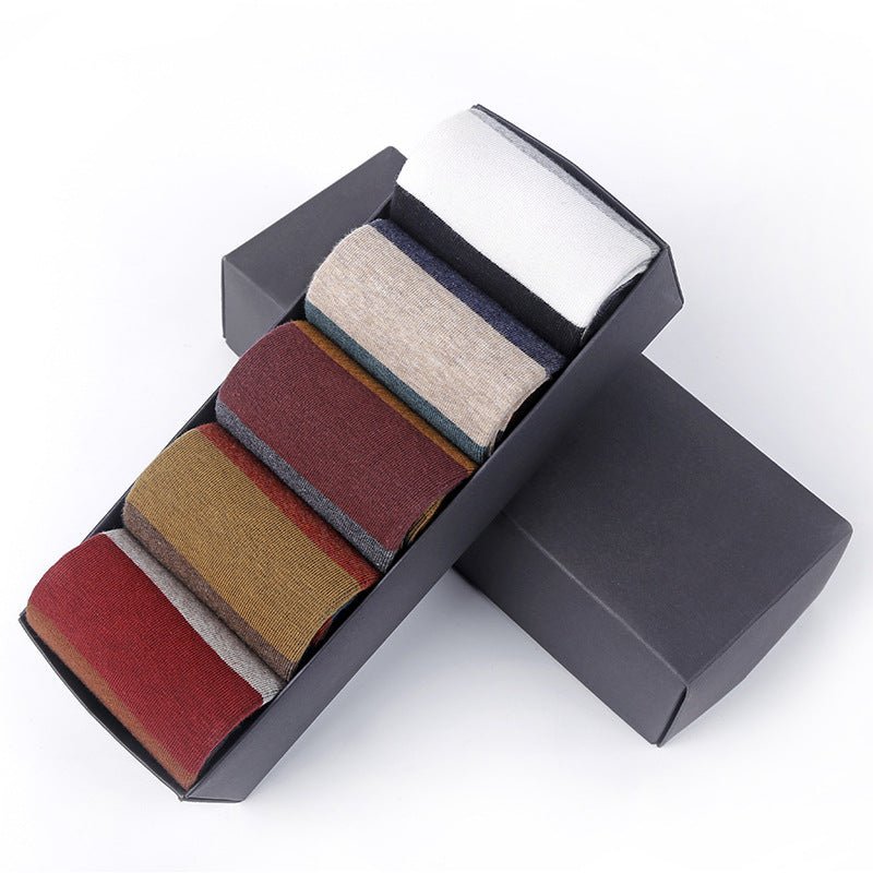 Cotton Colored Fashionable Casual Socks For Men - Alpaca House