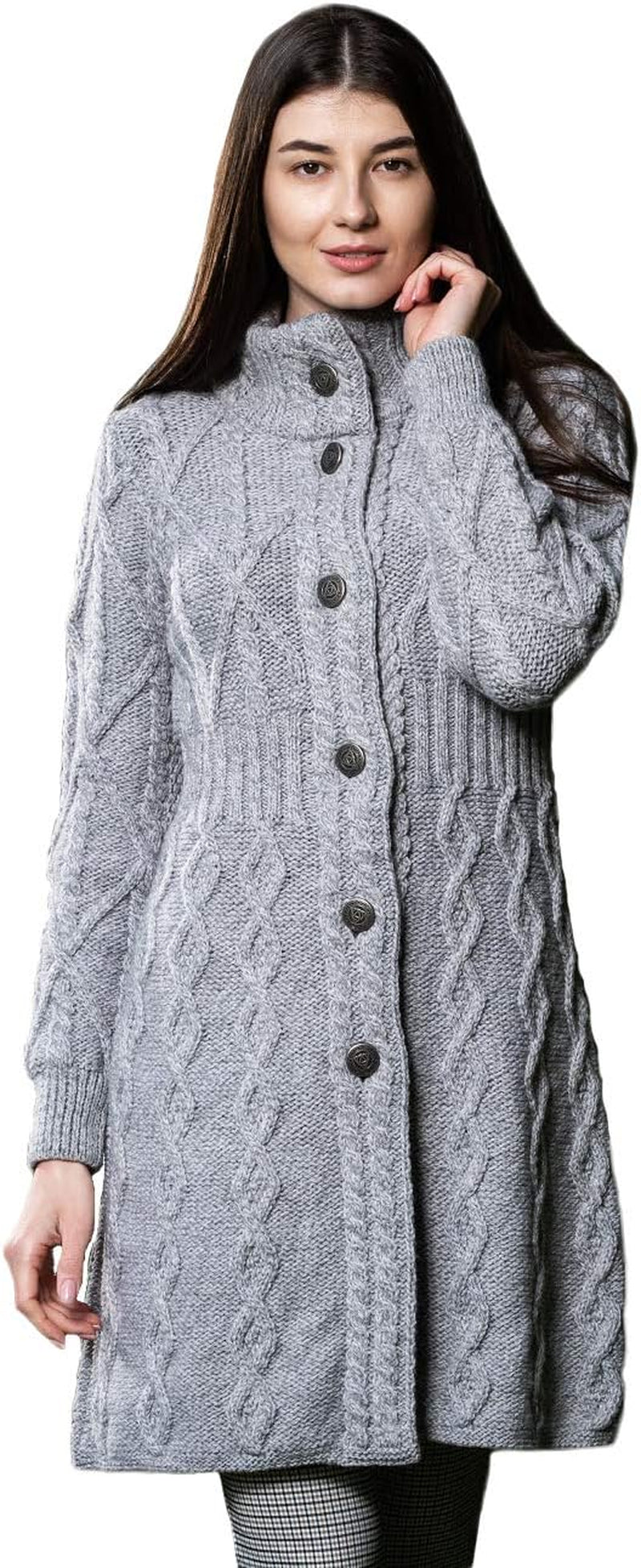 Merino Knitted Jacket –Textured Knit