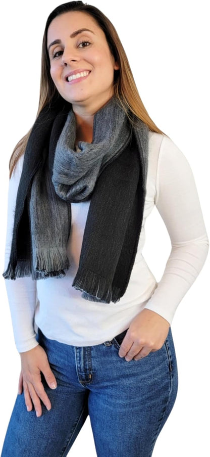 Alpaca Wool Scarf – Ecuadorian Handwoven