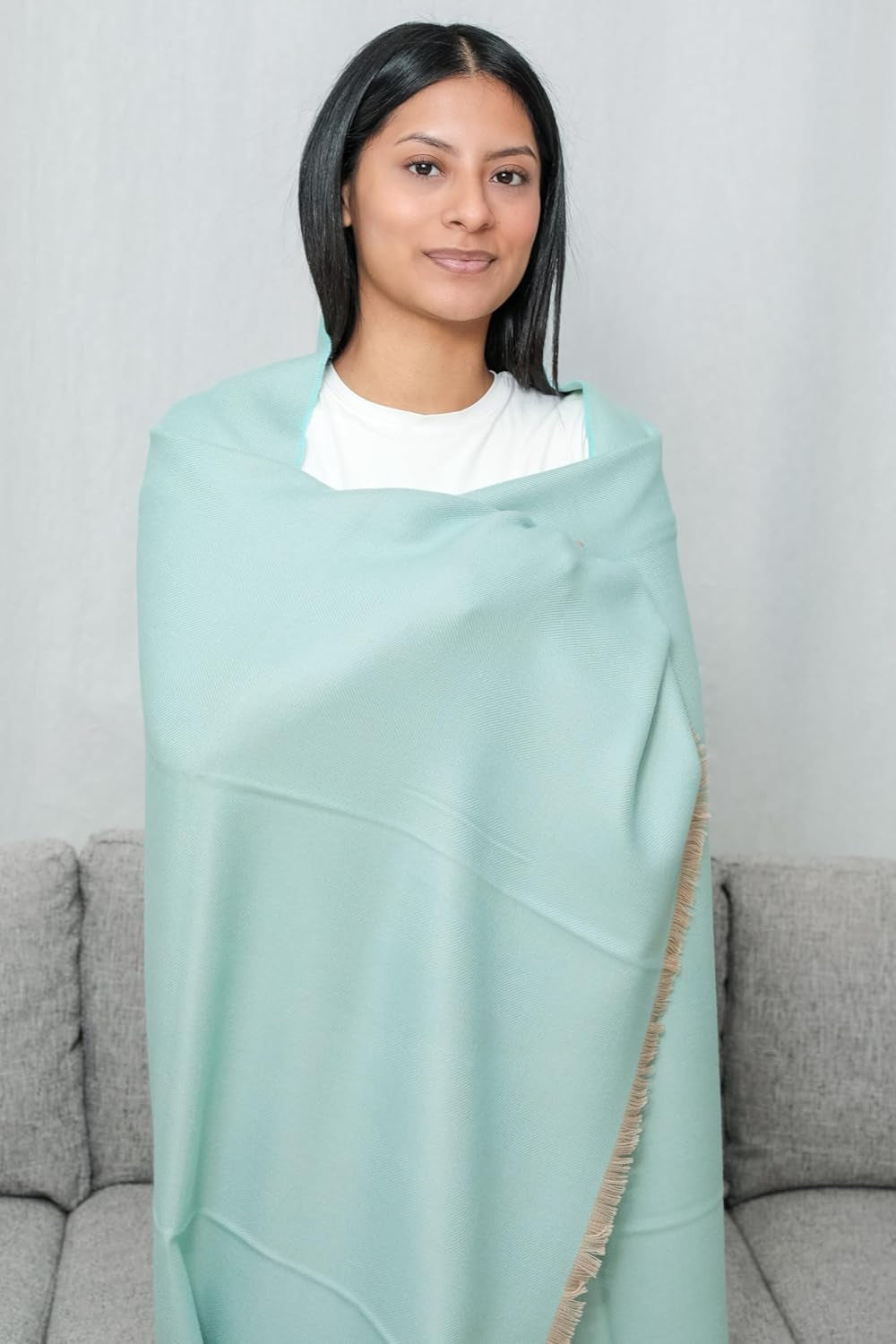 Alpaca Wool Blanket – Green Design