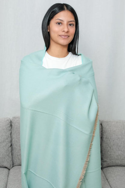 Alpaca Wool Blanket – Green Design