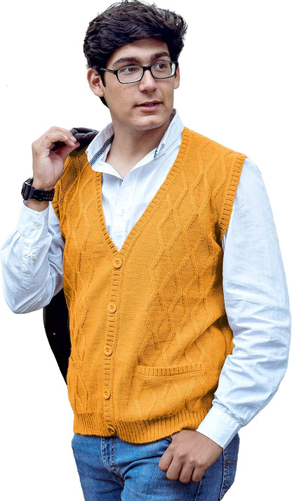 Alpaca Vest – Island Pattern