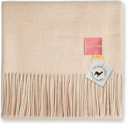 Alpaca Wool Throw Blanket – Pure Baby Alpaca Wool