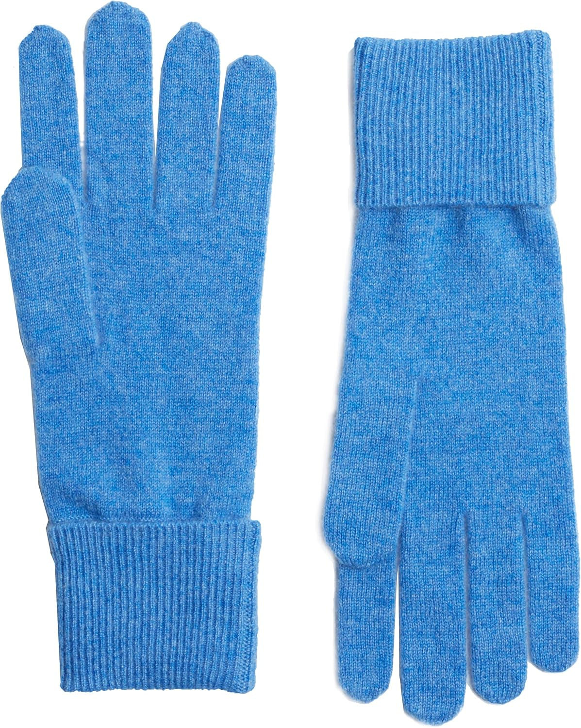 Cashmere Women's Knitted Gloves – Blue