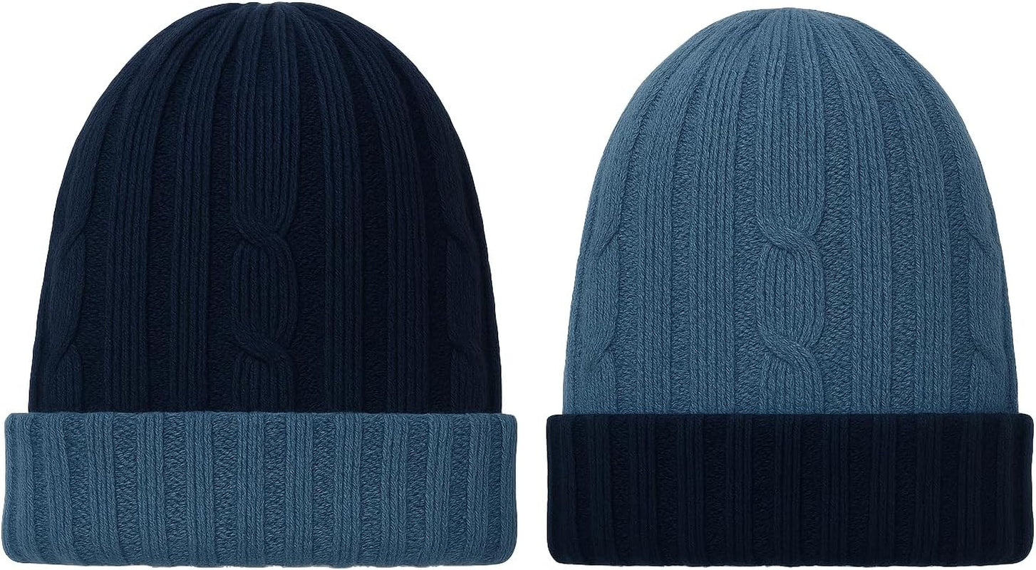 Alpaca Beanie – Reversible Design