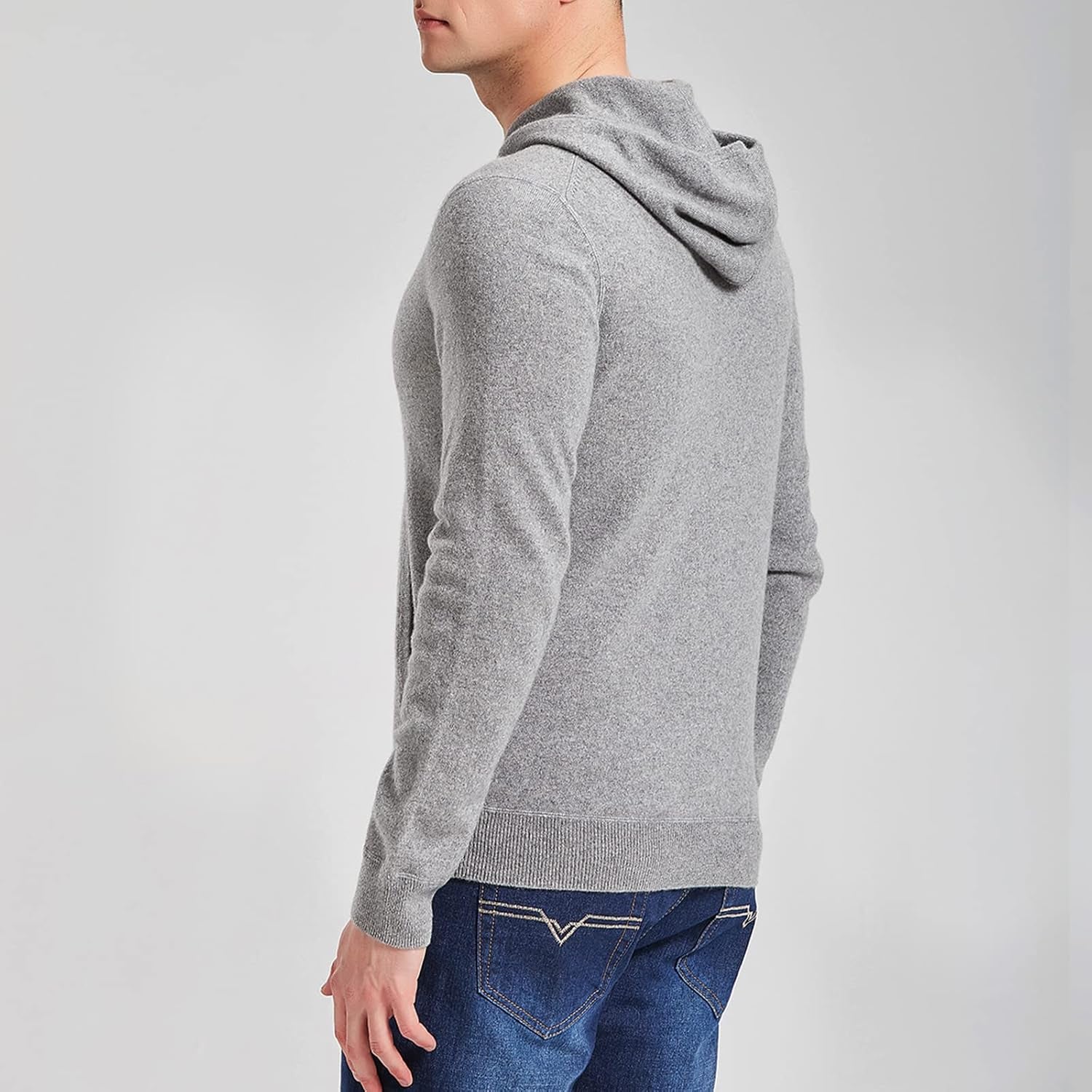Cashmere Men's Sweater – Sweater with Pocket