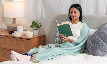 Alpaca Wool Blanket – Green Design