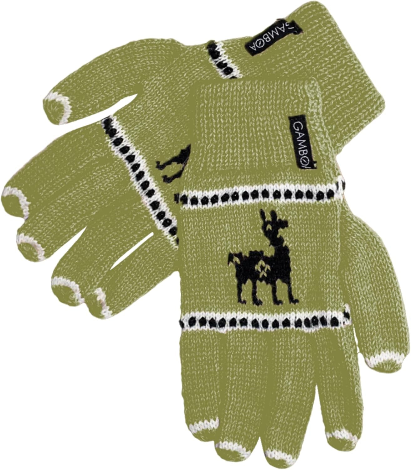 Alpaca Wool Gloves for Women Winter Knit Mittens for Womens