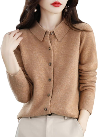 Merino Knitted Jacket – Relaxed Draped Style