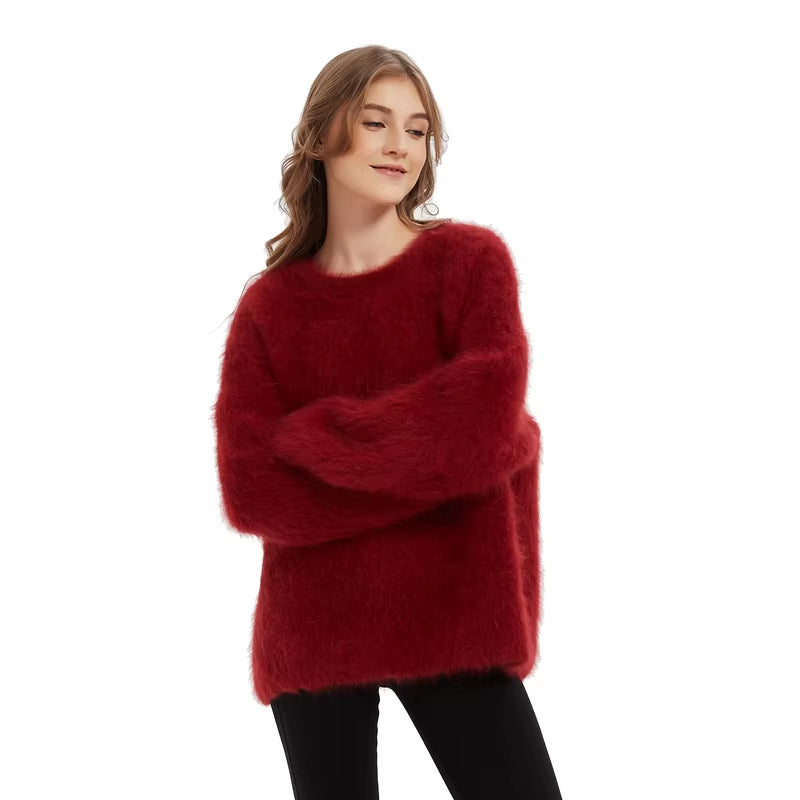 Alpaca Knit Sweater – Relaxed Warmth